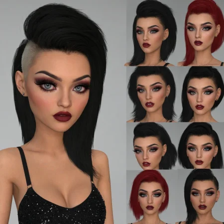 woman:NN person:NN has:VBZ striking:JJ features:NN makeup:NN styled:VBN into:IN short:NN spikes:NN wearing:VBN bold:JL eye:NN look:NN featuring:VBN darkly:AD lined:NN eyes:NN with:VP heavy:JL shadow:NN and:CC glitter:NN the:DT skin:NN is:JJ pale:NN and:CC the:DT lips:NN are:VBN painted:VBD in:IN a:DT deep:JJ matte:NN shade:NN of:NN red:NN  The:DT person:NN has:VBZ tattoos:NN on:NN their:DT face:NN and:VP arm:NN,NN adding:VBN to:IN their:DT edgy:JL appearance:NN A:DT smoky:JJ grey:NN or:CC black:NN hue:NN dominates:VBD their:DT facial:NN features:NN Additionally:AD ,NN they:NP have:VBZ dark:JJ eyebrows:NN that:CP complement:VBN the:DT overall:JL look:NN They:DT are:VBN donning:VBD what:VP appears:VBD to:IN be:NN a:DT silver:NN or:CC white:NN top:NN with:NP no:sleeves:NN,NN revealing:VBN a:DT hint:JJ of:NN shoulder:NN