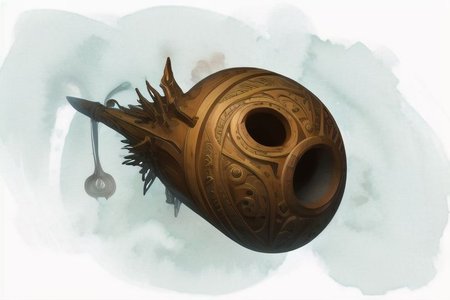 MagicItem_v1, Mysterious artifact, space, carved wood