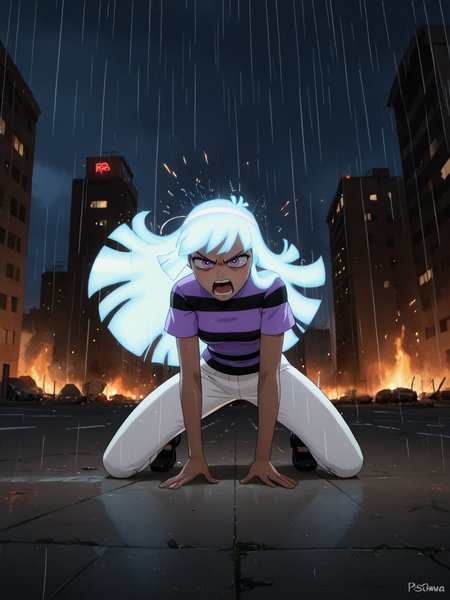 score_9, score_8_up, score_7_up,  score_6_up, BREAK, PowBlisstina, angry, screaming, purple eyes <lora:Blisstina:1>