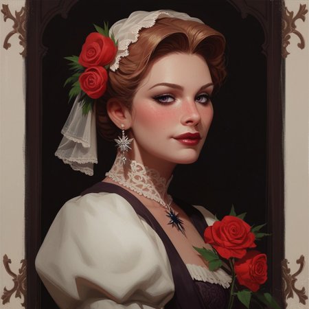 score_9, score_8_up, score_7_up, 
(a valentine's card in victorian style),
sepia-toned vignettes, classic valentines,
(twilight), melancholic mood, red roses, red and pink colors,