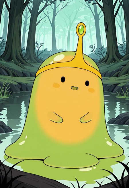 SLIME PRINCESS - ADVENTURE TIME [ILLUST]