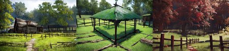 (otherworldly), highly insanely detailed, masterpiece, top quality, best quality, highres, 4k, 8k, RAW photo, (very aesthetic, beautiful and aesthetic), farm, fields, barn, fence, fantfa, <lora:FantasyFarm-10:1>, 
1girl, 
(__lazy-wildcards/char/haircolor__), 
(__lazy-wildcards/dataset/background-color__),âââ