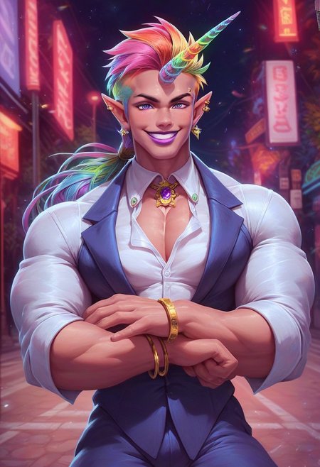 Fabulous Chiron from SMITE (PonyXL)