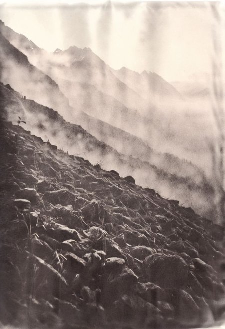 lith_orwo_dokumentenpapier_D, instagram photo,a foggy mountain, hard shadows, film grain