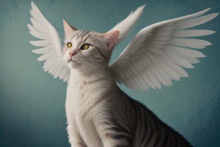 ,(Masterpiece:1.2, high quality),
 cat, :3,  
<lora:cat_20230627113759:0.8> angel wings