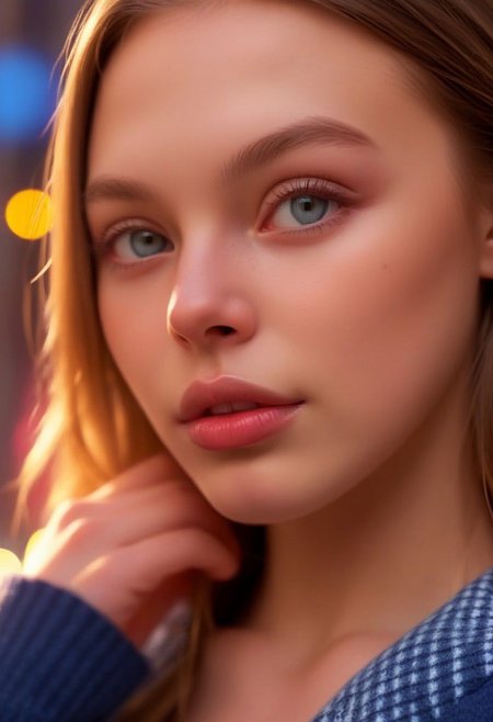 Bonnie, anna, highly detailed face, big lips, russian girl,(bokeh:1.3), sharp, ultra detailed, lens flare, dream like art, ultra realistic, ultra detailed clothing, ultra detailed shadows, vibrant, ultra detailed lighting
