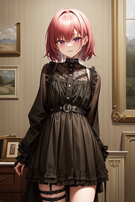 masterpiece, best_quality, 1girl, solo, goth, <lora:goth_v1:0.8>