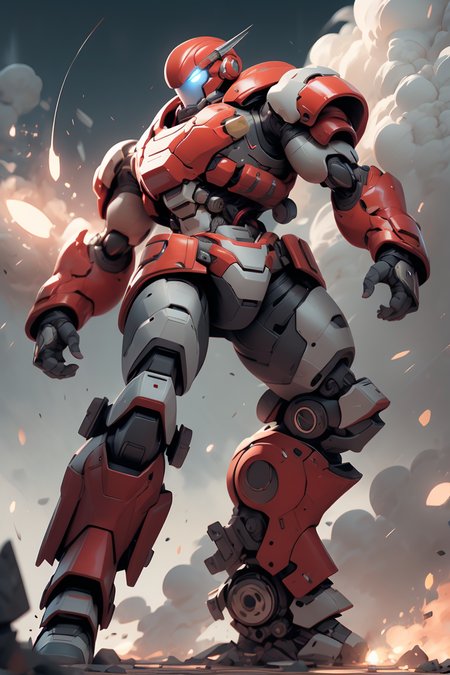 absurdres, BREAK 1boy, ((iron man:0.75):(dark grey hardsuit)), mechanical parts, bulky, flying, motion blur, BREAK high altitude, clouds, explosions in background , <lora:nijiarmor_anime_v2:0.8>