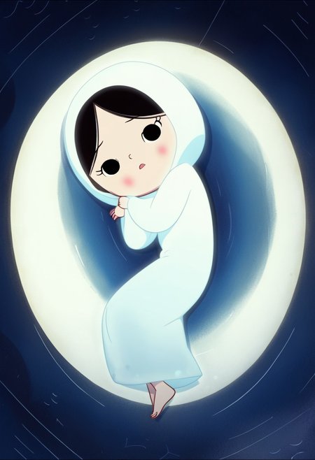 zPDXL3, source_cartoon, Perfect Hands, full body,
1girl, solo, sea bottom, looking at viewer, saoirse, black hair, black eyes, blush, ghost, hood up, robe, barefoot, glowing, lying under the sea, from above, lying on side, facing at viewer, feeling cold, eyes closed, emotionless, open mouth, sleeve past wrist, slim body, long body, highlight cloth wrinkle, anime style face, dark blue background,
<lora:Perfect Hands:1>  <lora:Saoirse_-_The_Song_of_the_Sea-000009:1>