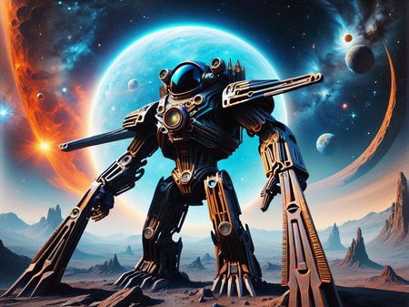 hyper detailed masterpiece, dynamic, awesome quality,DonMCr0wB4rXL interplanetary, astral, stellar evolution, nebula, made of crowbars <lora:DonMCr0wB4rXL-000008:1>