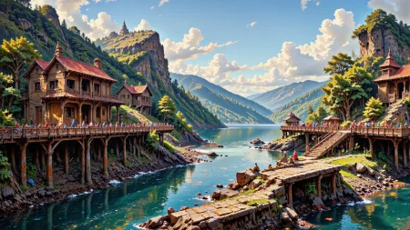 (pier:1.3),  beautiful (Colombian) fantasy landscape,  morning, woman, intricate, very detailed, sharp, colorful, <lora:Hand v2:1> <lora:Anti-Blur:1> <lora:Insane Detail Slider:0.5>   <lora:Flux.1_Turbo_Detailer:0.6> <lora:flux-photo-transparent_Alpha_1.0:0.8> <lora:flux.1_lora_flyway_Epic-detail_v2:0.6> <lora:Painterly01b_CE_FLUX_AIT:0.8> pntrlyCE_style, <lora:VividlySurreal:0.8>, <lora:FluxMythP0rtr4itStyle:0.8> mythp0rt