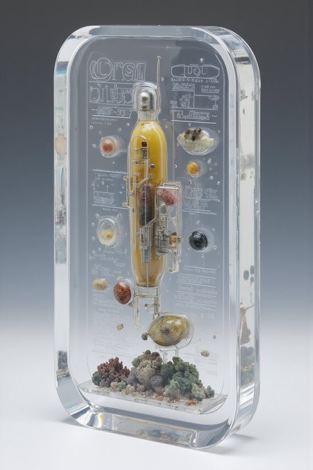 Acrylic, Translucent style, Disney magic, Captain Nemo, submarine, 20, 000 leagues under the sea, Captain Nemoâs laboratory inside the submarine, underwater life specimens, mineral specimens, nautical chart, submarine model.