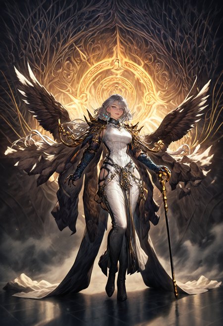 1girl, graycolor_full, <lora:lora-000014.TA_trained:1.0>,
magician, holding cane, cape, white robe, 
fullbody, detailed face, increase details, ultimate detailed, newest, photorealistic,  <lora:DetailedEyes_V3:1> <lora:detailed_hands-000002:1> hand