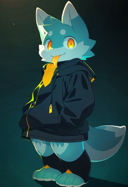 zuppu11, 1boy, solo, furry, cute, kemono, masterpiece, best quality, very awa, very aesthetic, absurdres, sensitive, looking at viewer, tongue out, drooling, full body