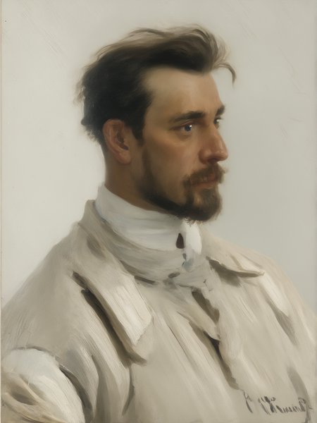 score_9, portrait, man, portrait, expensive clothes, <lora:Ilya_Repin:1.2>