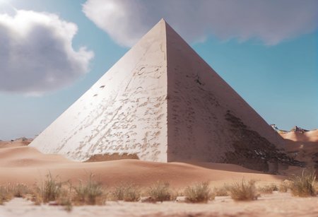,ruanyi0961,desert,outdoors,pyramid,<lora:0961 pyramid_v1_pony:1>, score_9, score_8_up, score_7_up, score_6_up, score_9, score_8_up, score_7_up, score_6_up source_anime, blush, 1girl, seduce smile, perfect body , natural huge breasts