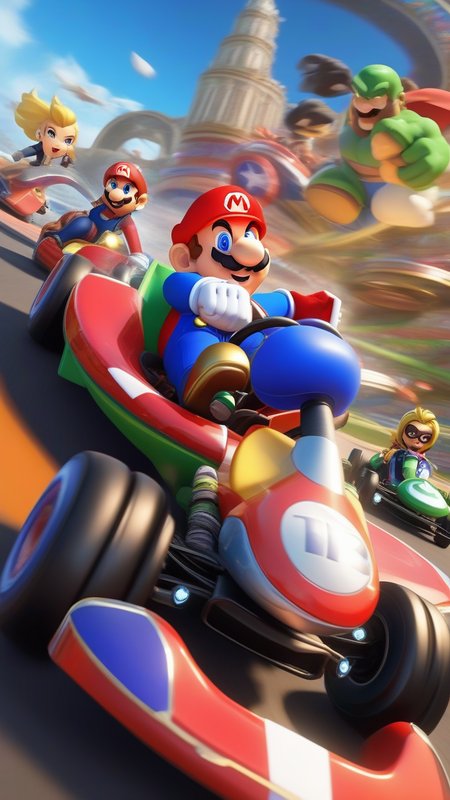 Mario Kart Race with Avengers:
Epic Superheroes in Whimsical Go-Karts
Playful Race Track Design
Character-Specific Special Abilities
Playful Item Boxes and Power-Ups
Hilarious In-Game Taunts and Banter
Spectacular Special Effects and Collisions
Seamless Multiplayer Integration
Unique Kart Designs Reflecting Heroes
Creative Fusion of Universes
Dynamic Camera Perspectives
 <lora:polyhedron_all_sdxl:0.3>