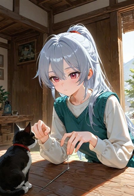,(cat:1.2), masterpiece, best quality, newest, absurdres, highres, safe,, (artist:ningen_mame:0.9),(artist:sho_(sho_lwlw):0.9),(artist:fkey:0.7),(ciloranko:0.5), 
,,  fir needles, fir needle style, fir needle, made out of fir needles
., 
Dive into the thriving woods of creativity, emphasizing theme adherence with aesthetics sharp enough to rival a pine needle. Engage with the model's intricacies to produce entries that aren't just visually compelling, but intellectually stimulating too.