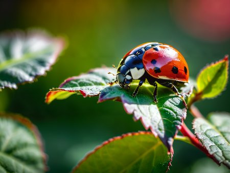 captured on a (Canon EOS 5D Mark III), hyperrealistic detail, a ladybug on the leaf of a rosebush, sunshine, garden, closeup, sharp focus,

<lora:RMSDXL_Enhance:1>,
<lora:add-detail-xl:0.8>,
<lora:RMSDXL_Darkness_Cinema:1>,

