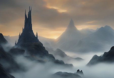 score_9, score_8_up, score_7_up, score_6_up, (masterpiece), best quality, a man and a woman of the Second Age of Middle Earth crossing a bleak mountainous landscape at dusk.
The Lord of the Rings style