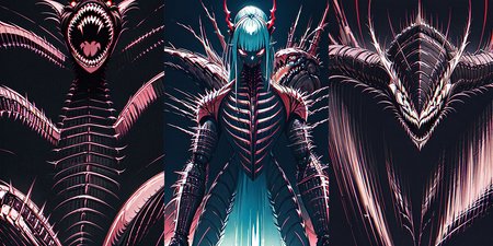 (otherworldly), highly insanely detailed, masterpiece, top quality, best quality, highres, 4k, 8k, RAW photo, (very aesthetic, beautiful and aesthetic), 
__lazy-wildcards/cosplay-char/alien-predator/xenomorph/prompts__, 
<lora:FemXeno:0>, 
(1girl:1.3), eyes focus, 
__lazy-wildcards/dataset/background__,âââ