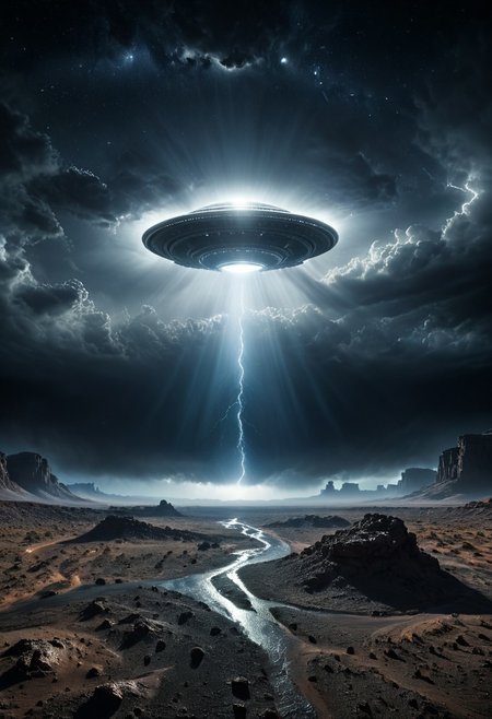 giant extraterrestrial grays watching planet earth closely with universe around them::3
high definition photography, sci-fy style, poetical scene, desert, storm, thunder, ufo flying, Depth of Field, F/ 2. 8, high Contrast, Cinematic Lighting, ethereal light, intricate details, extremely detailed, incredible details, full colored, complex details, Photography, Photoshoot, wide angle shot, Super Resolution, ProPhoto RGB, Massive, Big, Spotlight, Frontlight, Halfrear Lighting, Backlight, Rim Lights, Cinematic Lighting, volumetric Light, Contre Jour, Rembrandt Lighting, Beautiful Lighting, Accent Lighting, Global Illumination, Ray Tracing Global Illumination, Optics, Materiality, Ambient Occlusion, Glowing, Shadows, Rough, Shimmering, Ray Tracing Reflections, Chromatic Aberration, CGI, VFX, SFX, 8k, insanely detailed and intricate, hypermaximalist, elegant