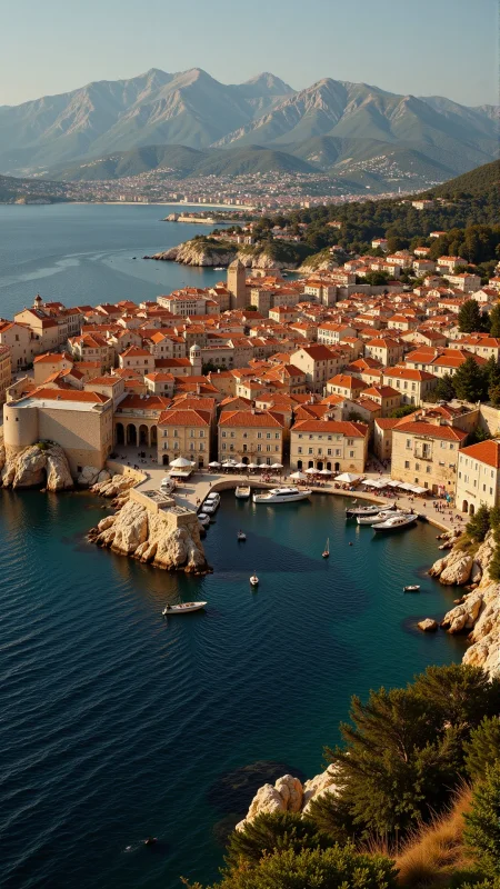 photo, photography, Fujifilm XT-4 Viltrox, Dubrovnik, Croatia landscape, golden hour, very intricate, very detailed, realistic. sharp, bright, colorful, film grain, high contrast, <lora:Anti-Blur:1><lora:Insane Detail Slider:0.25>  <lora:flux.1_lora_flyway_Epic-detail_v2:0.3> <lora:fluxenhancer:0.25>
