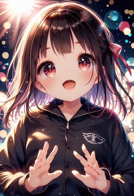 score_9, score_8_up, score_7_up, 1girl, YukiuCP, masterpiece, best quality, ultra high res, smiling, happy, (detailed eyes:1.2), faceless,pastel colors, Smile Open mouth, (flat color:1.3),(colorful:1.3) best quality, , extremely detailed wallpaper, looking at viewer,solo,floating colorful water,loli3,chinkasu, open mouth, blush, <lora:loli3XLv3:0.5>, dewy skin, perspiration on the skin,skin texture, fine lines, pores, natural imperfections, light reflections, glossy skin, shiny skin, Rim Lighting, Subsurface Scattering, God Rays, Chromatic Aberration, Bokeh, Lens Flare, Volumetric Lighting, Anamorphic Lens Flare, Bloom, Depth of Field,backlight, soft bounced lighting, soft natural lighting, candolelight, neon light, hard(soft) shadows, spot light,