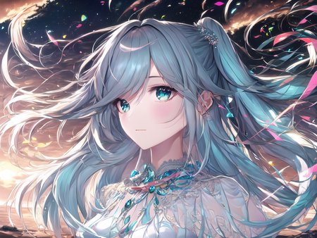 1girl, hatsune miku, bunny girl, playboy bunny, ornate, intricate, cinematic, dehazed, atmospheric, blush, beach, intricate long floating_hair, intricate game_cg, trending on pixiv, (by artgerm and wlop and greg rutkowski:1.3), intricate vibrant colors,
(symmetric, exceptional, waifu, best aesthetic, new, newest, best quality, masterpiece:1.2),  <lora:NovelAILora:1>