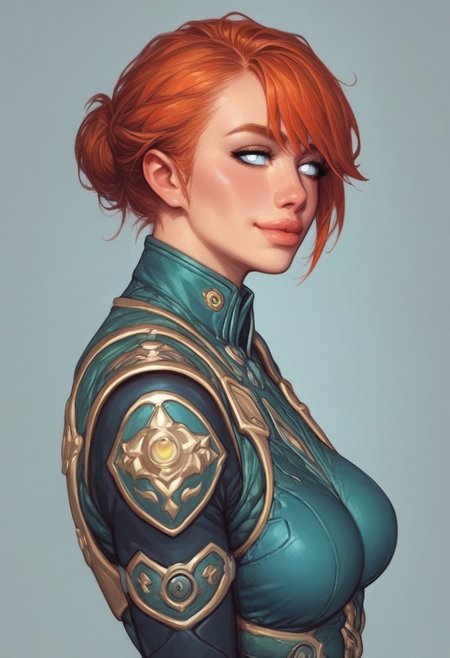 ((side view))
((1girl, cute face, dynamic pose,
Glowing aura surrounding a futuristic character like the Nomad, clad in a futuristic detailed brown suit handmade, (((futuristic army vest armor))) patches on suit, redhead, long bangs, holographic blue light streaks, medium breasts, (big shining white eyes without pupils:1.5), dynamic pose)), coy smile
BREAK 
((((full closed))))
score_9, score_8_up, score_7_up, score_6_up, source_cartoon, rating_explicit, Expressiveh, (((((upper body))))), dynamic pose, (in wastelands, sandstorm:1.3)