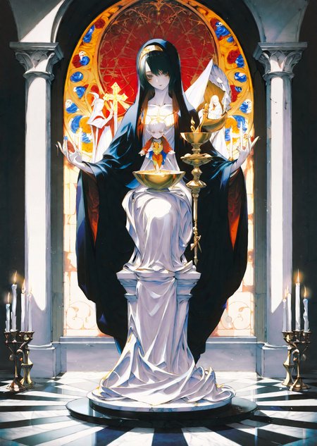 by wanke
, by yogisya,
baby jesus
masterpiece, best quality, high quality, highres, absurdres, very detailed, high resolution, sharp, sharp image, 8k, vivid, colorful, stunning, anime