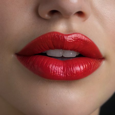 RAW photograph, 19yo, 1girl, (extreme lip close up, [seductive|sexual|erotic|kissable] lips:1.5), vibrant colours, pursed lips, red lipstick, (imperfect skin, realistic skin texture, freckles:0.25), perfect teeth, makeup, pale skin, hyper realistic, highres, masterpiece, 8k, cinematic lighting, photoshoot <lora:RMSDXL_Enhance:2> <lora:sd_xl_dpo_lora_v1:0.5>