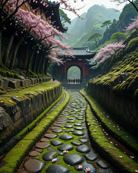 dark fantasy Cherry blossom tunnels in Kyoto, petals snowing onto mossy stones,Coastal morning: Kelvin-Helmholtz waves rolling in razor-edged formation,
random crowds of passers-by in landcscape,
<lora:ral-dark-fantasy-il:0.8>,mythology,
<lora:extremely_detailed:4> extremely detailed,
<lora:add-detail-xl:1.1>,
detailxl