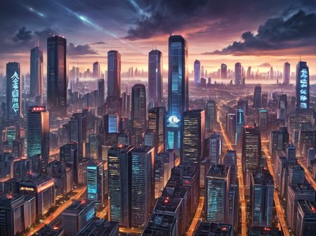 score_9, score_8_up, score_7_up,score_6_up, score_5_up, score_4_up,source_photo,photorealistic, BREAK  <lora:gits95environment:0.6>,
gits95, cityscape, scenery, city, cloud, city lights, no humans, sky, skyscraper, night, building