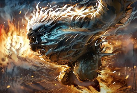 ((solo)),dougi,(fire elemental,Air Elemental,earthshakerpdxl, KassPXL,male, dragon), strong body,roaring, flying, surrounded by fire and smoke, mirages, Kalahari desert, oasis, blurry figures, noon, bright sun, wind