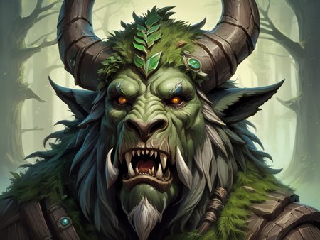 druidic beast head <lora:LoromXL_Druidic_Naturalism_v1:0.1>