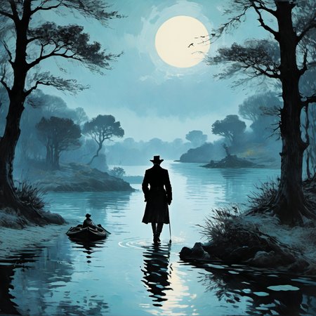 person 
amazing Lagoon
charming weather
Ferdinand du Puigaudeau, Tracey Emin, Karl Zerbe
horror-themed . eerie, unsettling, dark, spooky, suspenseful, grim, highly detailed
 <lora:Ink Style SDXL_LoRA_20r_10e_14i_nr32_a16_Pony Diffusion V6 XL:1> 20_Ink Style