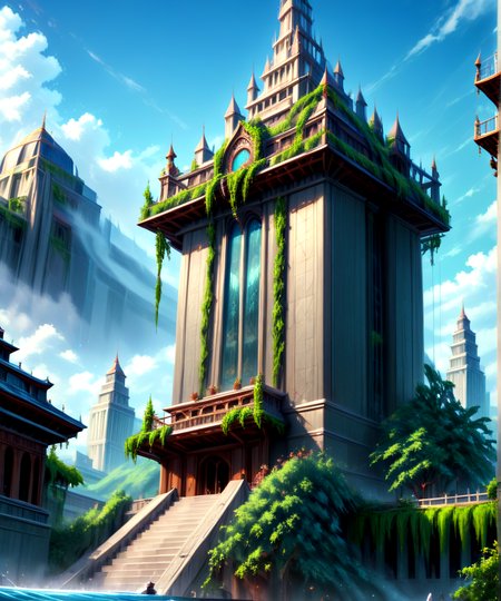 score_9, score_8_up, score_7_up,
<lora:Authoritarian_Architecture_(Architecture)_(Pony)_(AD):0.8> authoritarian, scenery, building, city, cityscape, architecture, monumental architecture,
8K, In'ei, chiaroscuro, soft natural volumetric cinematic perfect light, perfect depth of field shot, ray tracing, photometry, beautiful, subsurface scattering, idealized modern city, wide beautiful boulevards, busy city center, parks and manicured lawn areas, large parks, plazas, skyscrapers, hyper detailed, art by Thomas Kinkade, detailed background, detailed photographic fluffy anime clouds, Unreal Engine, CGI render, absurdly detailed, modern era photograph, masterclass oil painting, 
BREAK zPDXL, zPDXLxxx, <lora:wowifierXL:0.2> art by mooncryptowow <lora:sdxl_lightning_8step_lora:0.4> <lora:detailed_notrigger:0.5>