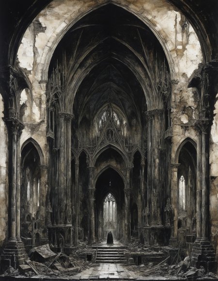 by ian miller,  (gothic but extremely beautiful:1.4), (masterpiece, best quality:1.4) , in the style of nicola samori,
full shot, wide angle view
<lora:epi_noiseoffset2:0.5> <lora:add-detail-xl:1> <lora:xl_more_art-full_v1:0.5>  <lora:NicolaSamori:0.7>