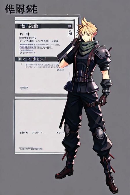 cloud strife, shinra_infantry_uniform
