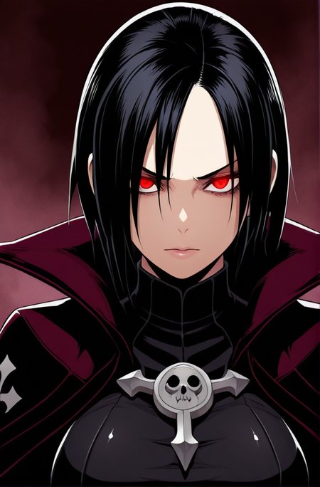 masterpiece, best quality, 8k, <lora:Butcha-u_Style_Evil_IL:1.4> 1girl, evil4