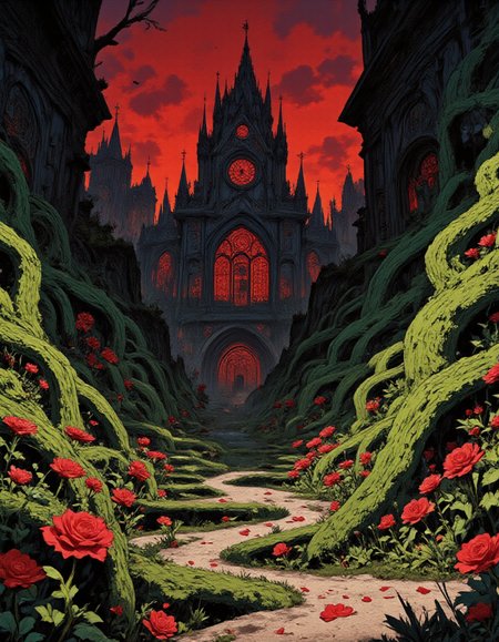 <lora:gc_vintage:1> vintage <lora:Anime v1.3:1> <lora:Techno_Digitalis:1> in the style of ff-td <lora:Alice_In_Wonderland_Alice_-_000020:1> d-alice