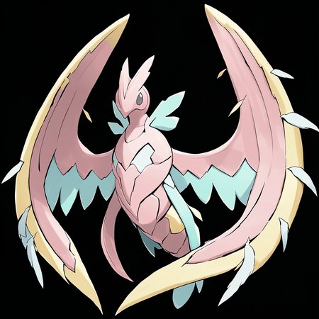 <lora:pokemon_pony_xl:1>, watercolor creature art like pokemon, Type: Water, Type: Bug, Egg Group: Human-Like, is a pokemon creature that The creature has a set of gills, hinting at an evolutionary aquatic past,Its wings are covered in tiny Cyan feathers that shimmer in the light,The creature's gaze holds the depth of the universe, a window to the mysteries beyond the known,It has a patch of fur on its chest that shimmers with a Magenta hue symbolizing its heart's purity,It has a Brown aura that envelops it during battles intensifying its Ghost abilities score_9, score_8_up, score_7_up, score_6_up, score_5_up, score_4_up.  Simple black background, (Masterpiece:1.3) (best quality:1.2) (high quality:1.1)