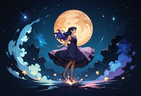 score_9, score_8_up, score_7_up, score_6_up, 1girl, ethereal, rated_safe, full body, floating, celestial beauty, fetal position, slinky night gown made of cosmic dust, swirling clouds of dark matter enfold her,  cosmic background,trippy pink stars, shooting stars