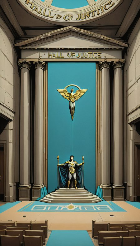 <lora:Everly_Heights_Backgrounds_New_Settings:1> The Hall of Justice, a painting, background art.