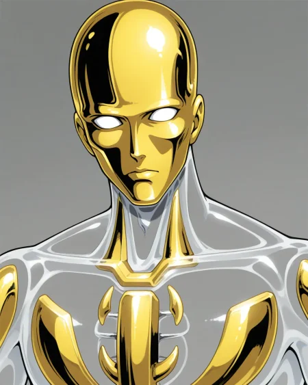 <lora:crystal_boy_ilxlv2:1>1boy, solo, crystal_boy_ilxl, (transparent body:1.8),   skinhead, iron head, golden head,  blank eyes