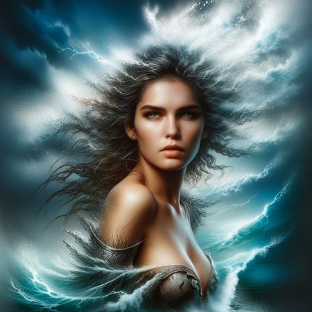 watercolor style, 
Surrealism, 
very thin lines, 
stylize 1000, 
line art, 
watercolor wash, 
2d, 
Luis Royo style, 
analog style, 
fantasy, 
hyperdetailed painting, 
complex, 
head and shoulders portrait, 
Lord of the seas, 
tsunami, 
raging ocean, 
lightening, 
gale force winds, 
8k resolution, 
concept art, 
by Greg Rutkowski, 
Artgerm, 
WLOP, 
Alphonse Mucha dynamic lighting hyperdetailed intricately detailed art trending on Artstation, 
triadic colors, 
Unreal Engine 5, 
volumetric lighting, 
unreal engine, 
greg rutkowski, 
loish, 
rhads, 
beeple, 
makoto shinkai and lois van baarle, 
ilya kuvshinov, 
rossdraws, 
tom bagshaw, 
Brad Rigney, 
global illumination, 
detailed and intricate environment, 
trending on artstation, 
sharp focus, 
studio photo, 
intricate details, 
highly detailed, 
by greg rutkowski, 
intricate detail, 
illustration, 
clear eyes, 
perfect clear face, 
intricately detailed, 
pen and ink illustration, 
triadic colors, 
deep color, 
Andrew Wyeth, 
Alessandro Gottardo, 
Katherine Lam