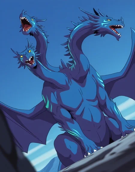 <lora:Grandora_(Shinzo)_(Illustrious)_(AD):1.35> Grandora, dragon, kaiju, Shinzo, 
((
exterior, anime post apocalyptic, dutch angle, anime fantasy, anime science fiction, 
dynamic action, villain, monster, dragon wings, no humans, 3heads, 
)),
BREAK: very awe, aesthetically pleasing, masterpiece, best quality, amazing quality, very aesthetic, perfect depth of field shot, gradient coloring, subsurface reflections, 
masterpiece, best quality, amazing quality, very aesthetic, high resolution, ultra-detailed, absurdres, newest, scenery, {Prompt}, BREAK, detailed background, volumetric lighting,
BREAK: lazympos, lazypos (3),