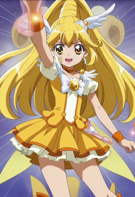 rating questionable, detailed background, shiny skin, <lora:curepeace.pony:1>, curepeace,,,,,,,,,,,,,,,,anime coloring, anime screencap, 1girl,Solo ,, anime,,,,official art, Uncensored ,Unedited ,,,,,,,,,,,,, ,,