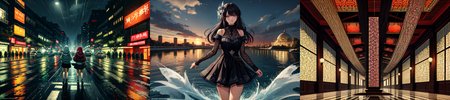 highly insanely detailed, masterpiece, top quality, best quality, highres, 4k, 8k, RAW photo, (very aesthetic, beautiful and aesthetic), 
__lazy-wildcards/subject/style-elem/code_style/prompts__, 
<lora:CodeStyle (half generic class)_564920:0.7>, 
(1girl:1.3), 1other, 
__lazy-wildcards/dataset/background__,âââ